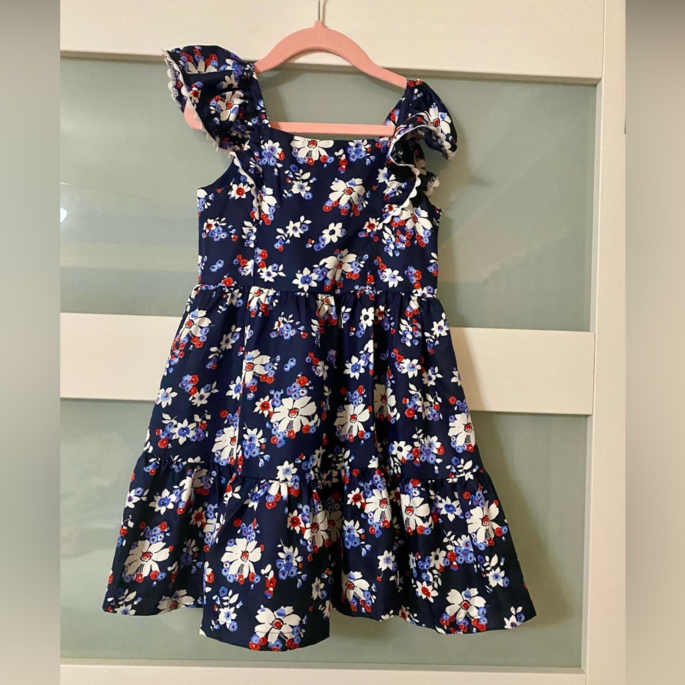 Janie and Jack Navy Floral Dress